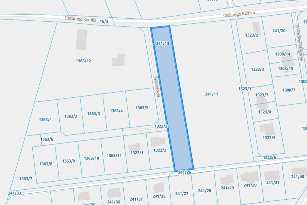 Działka mieszkalno – usługowa 3175m2 w Gościcinie