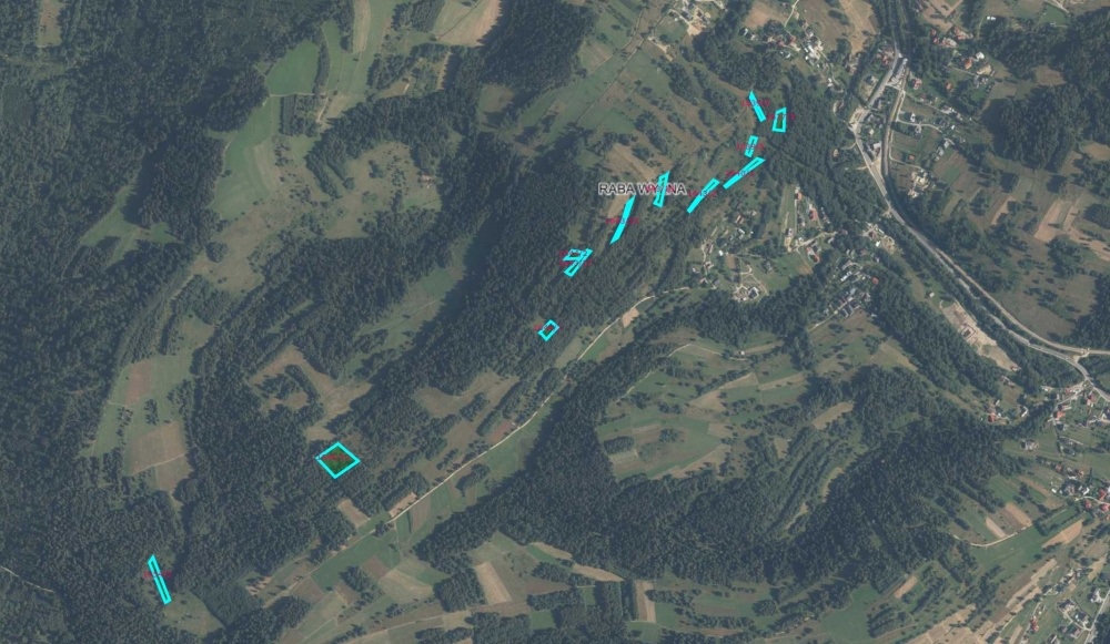 Działki Raba Wyżna 1,0788 ha