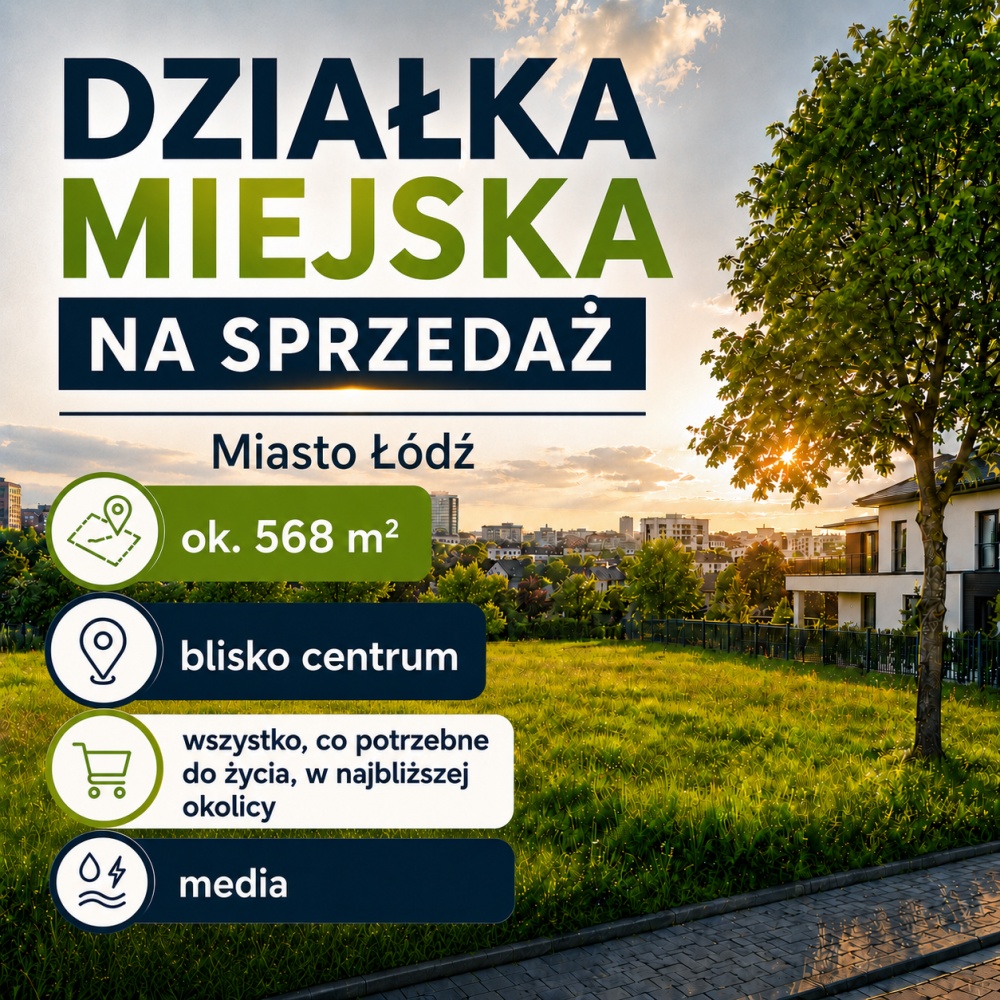 Działka miejska w Łodzi !!!