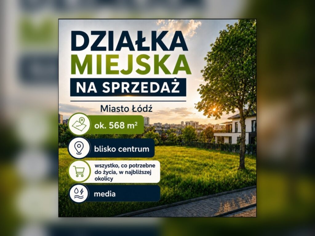 Działka miejska w Łodzi !!!
